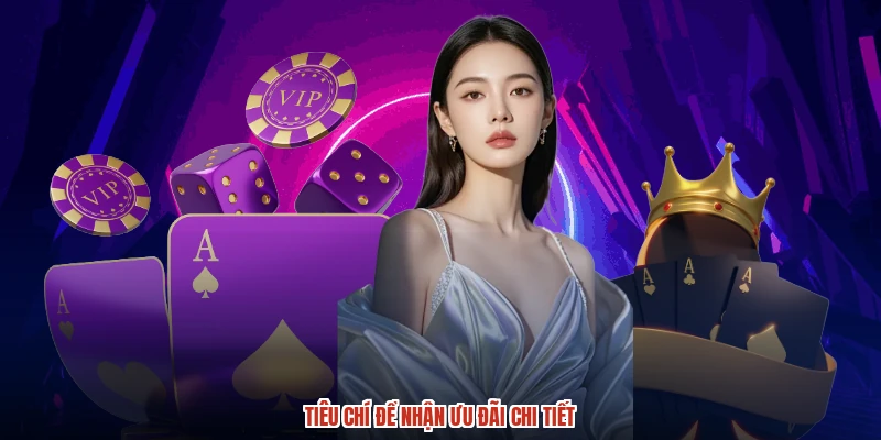 Tiêu chí để nhận ưu đãi chi tiết